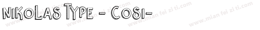 Nikolas Type - Cosi字体转换